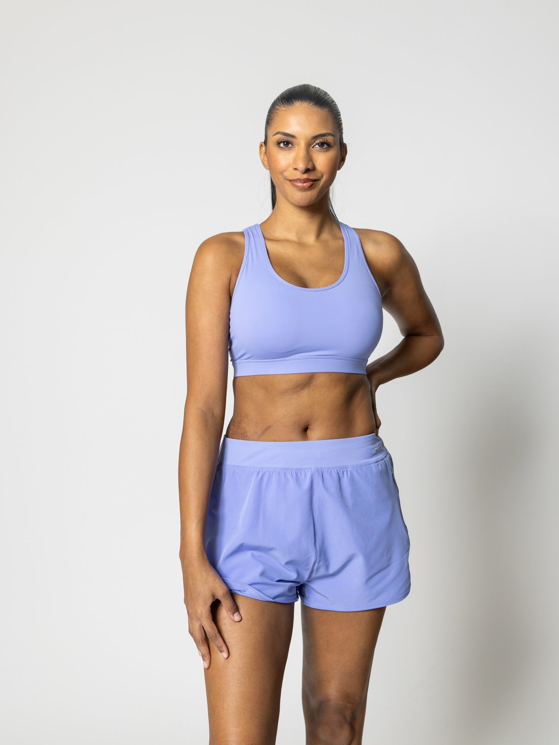 Motion Sports Bra in Jacaranda