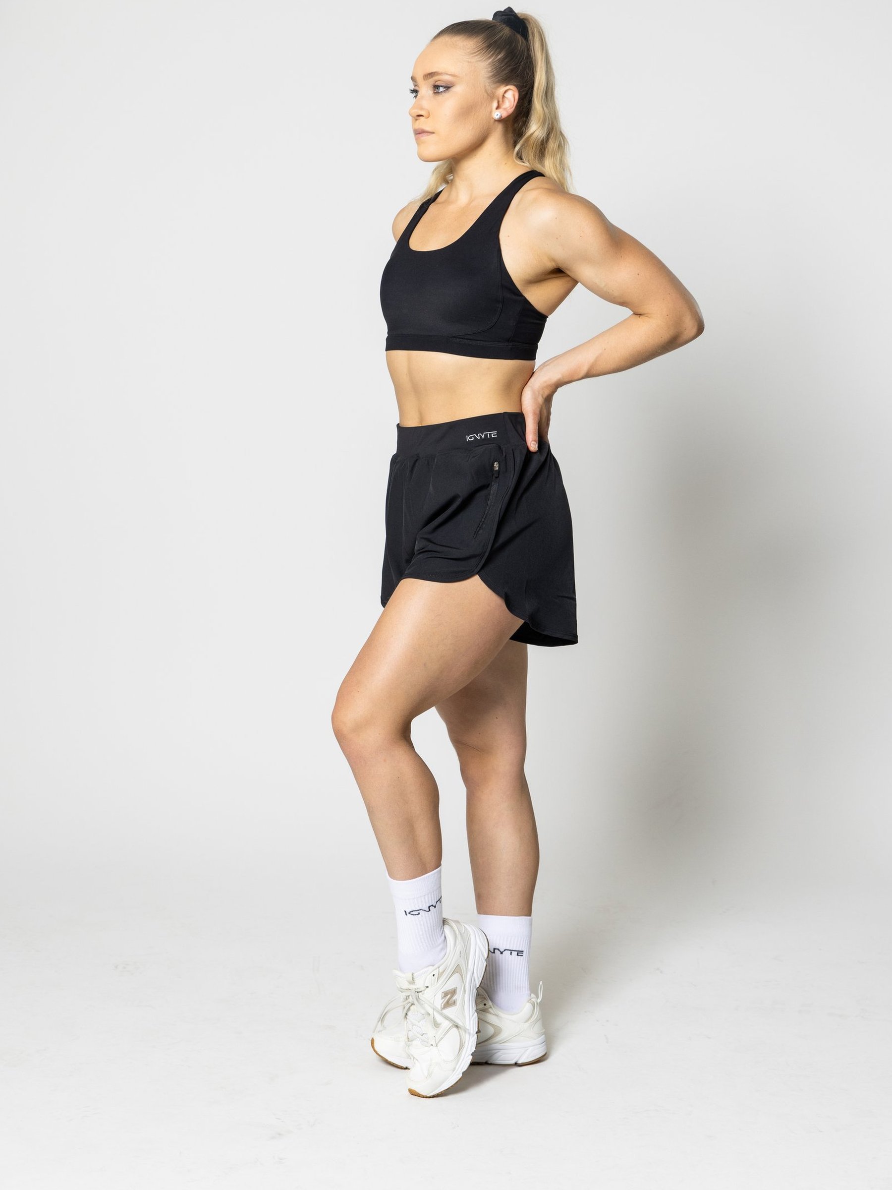 All In Motion Shorts in Black — gallery view