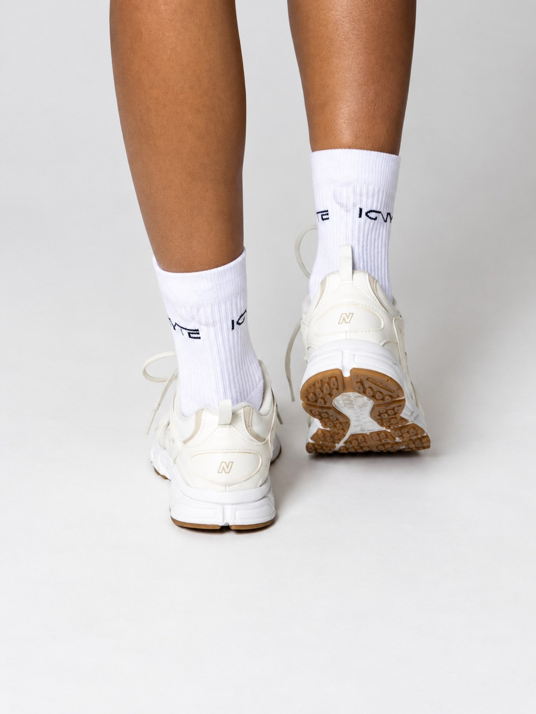 IGNYTE Socks in White — gallery view