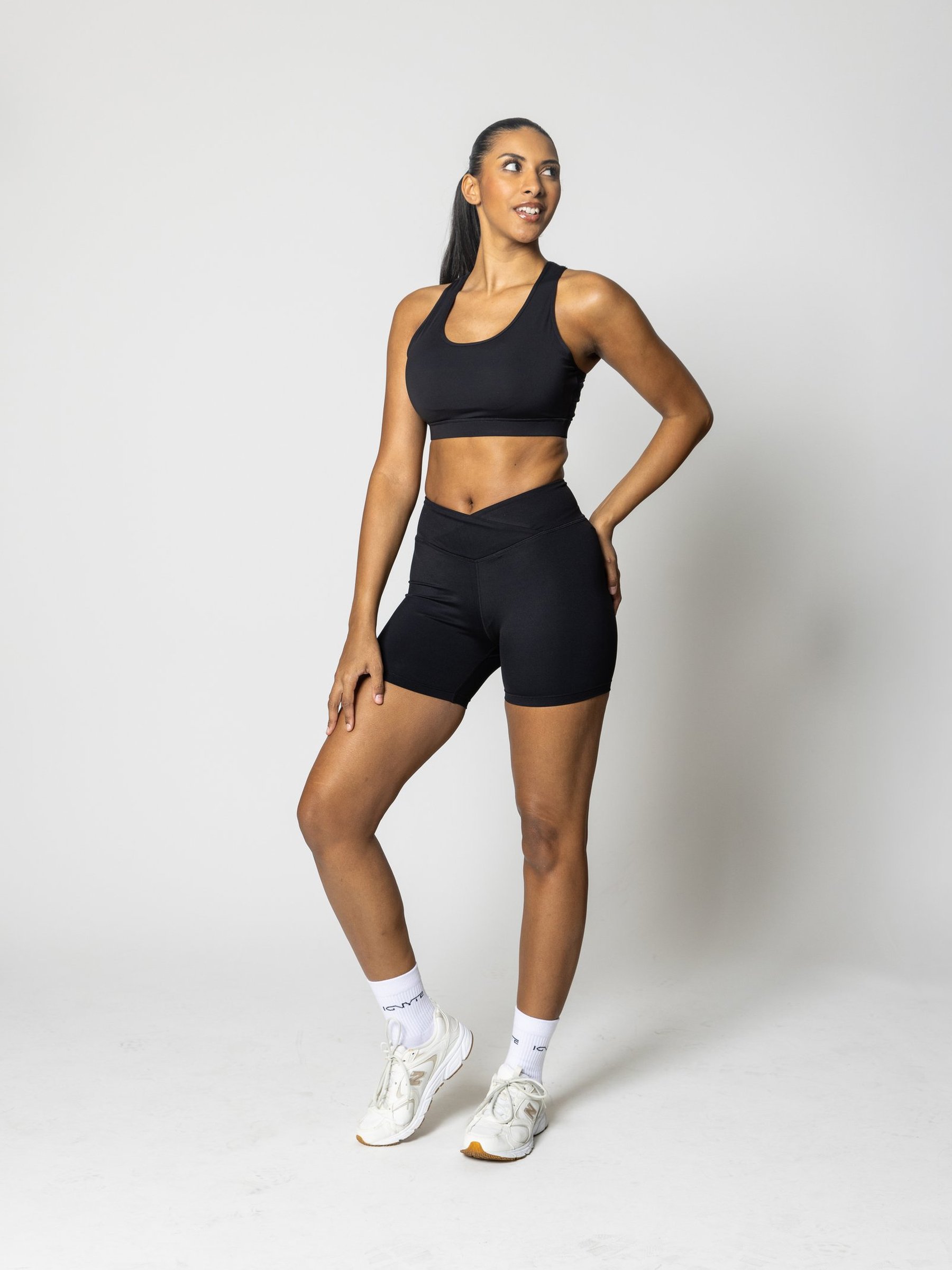 Sculpt Shorts in Black — gallery view
