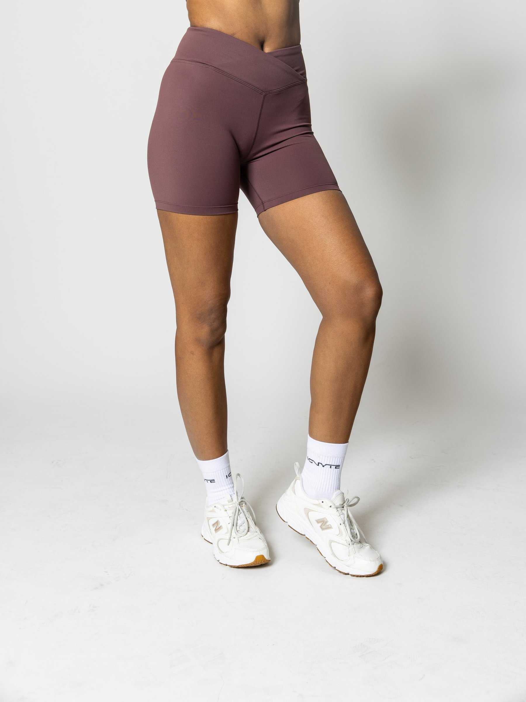 Sculpt Shorts in Mauve — gallery view